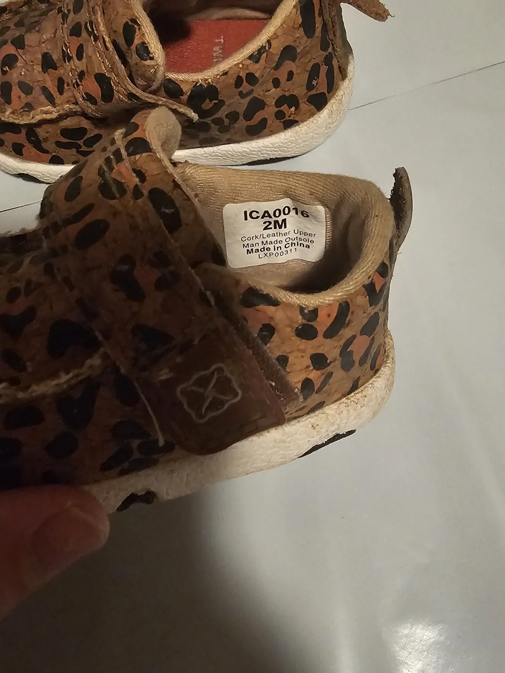 Twisted X Infant Leopard Cork Driving Moc